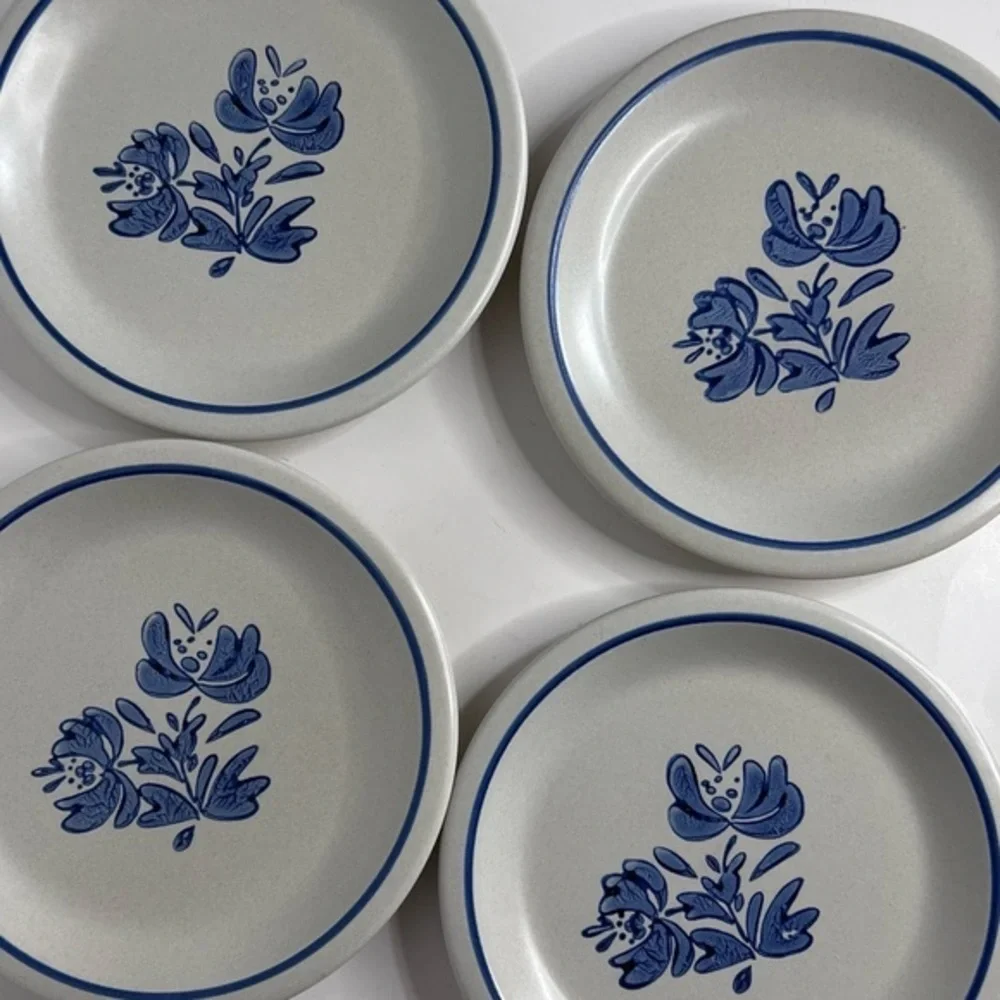 PFALTZGRAFF® Yorktowne Set of 4 Bread Dessert Tapas Lunch Serving Plates  New